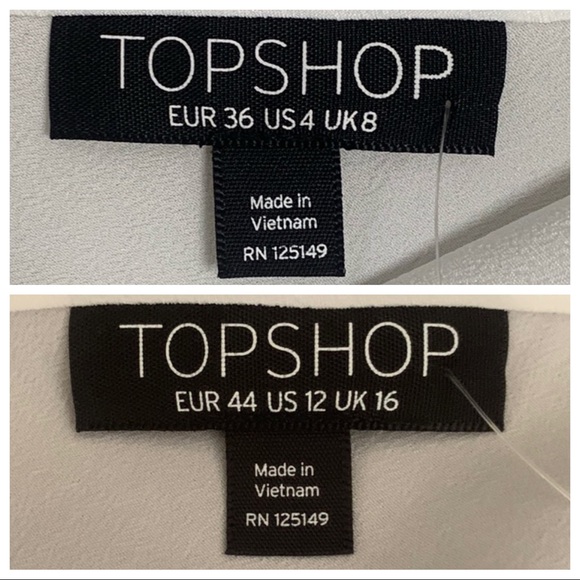 NWT Top Shop 12 White Cowl Neck Cami Tank Top - Picture 7 of 8